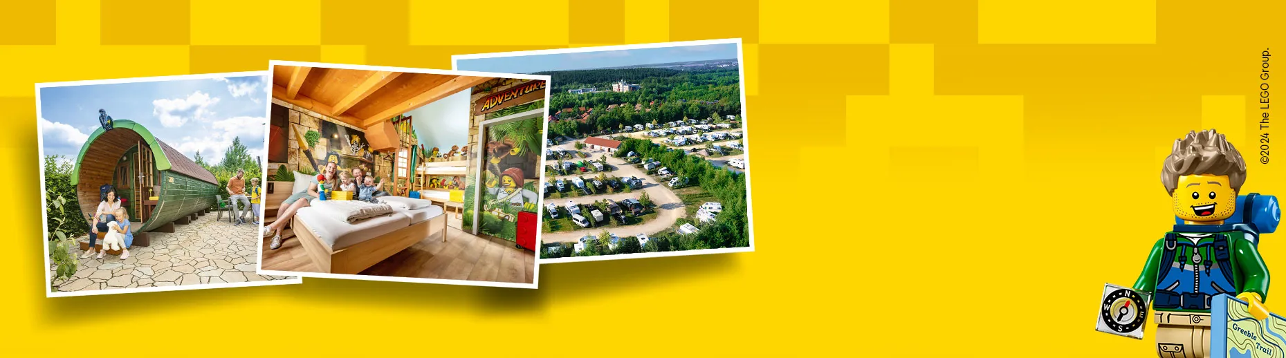 Village de vacances LEGOLAND® - Chambres à thème, Tonneau de camping, Camping