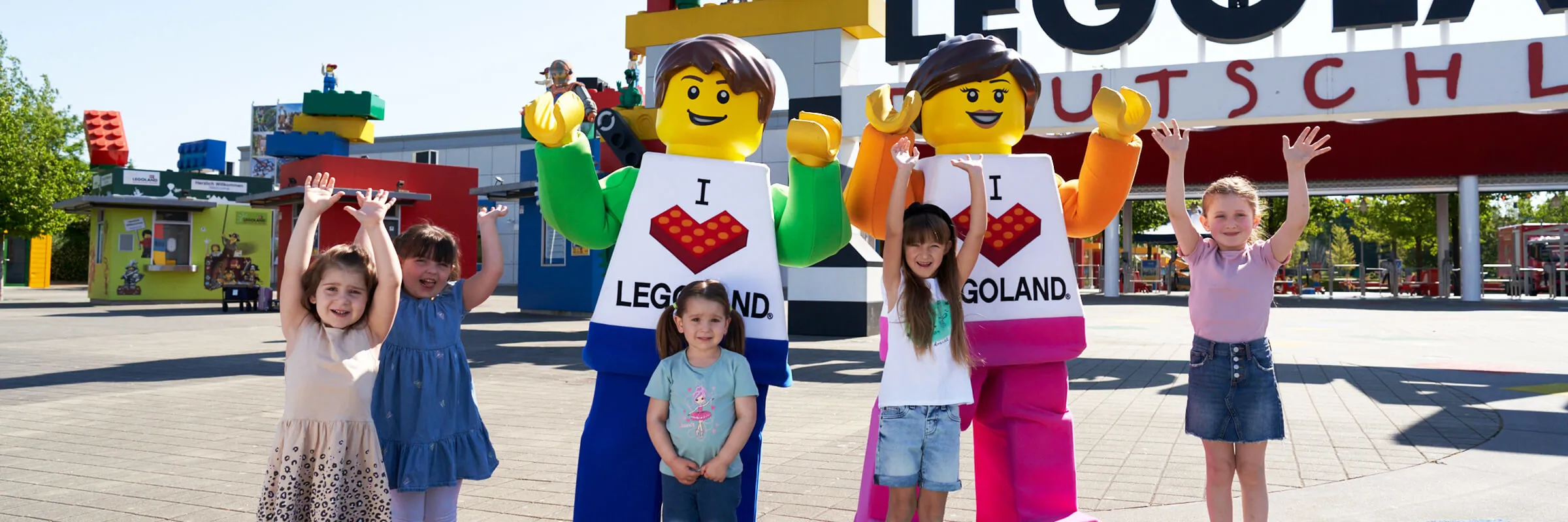 LEGOLAND Annual Passes with children and LEGOLAND Boy and LEGOLAND Girl