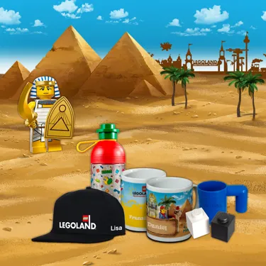 Merchandise Produkte im LEGOLAND Pharaonen Shop