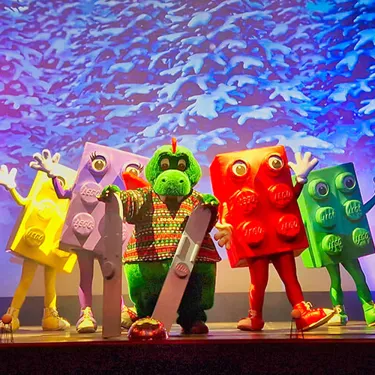 Olli und Bricks bei LEGOLAND Wintershow