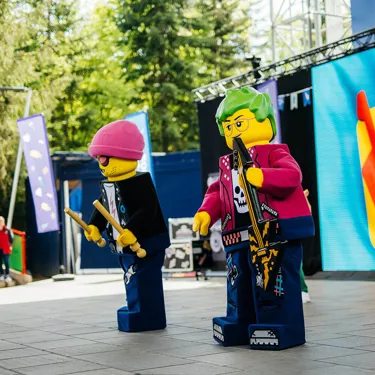 LEGO Festival at LEGOLAND Deutschland with band in LEGO Arena