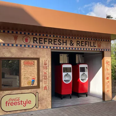 Refresh & Refill Station von Coca-Cola im LEGOLAND Deutschland