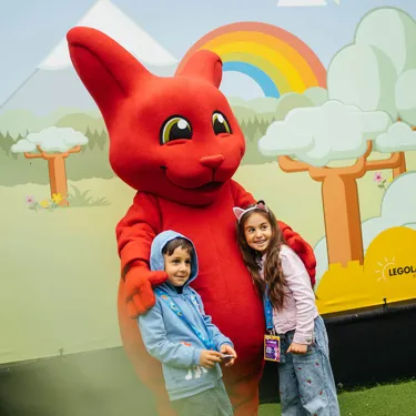 LEGO Festival at LEGOLAND Deutschland with Hopsy and children