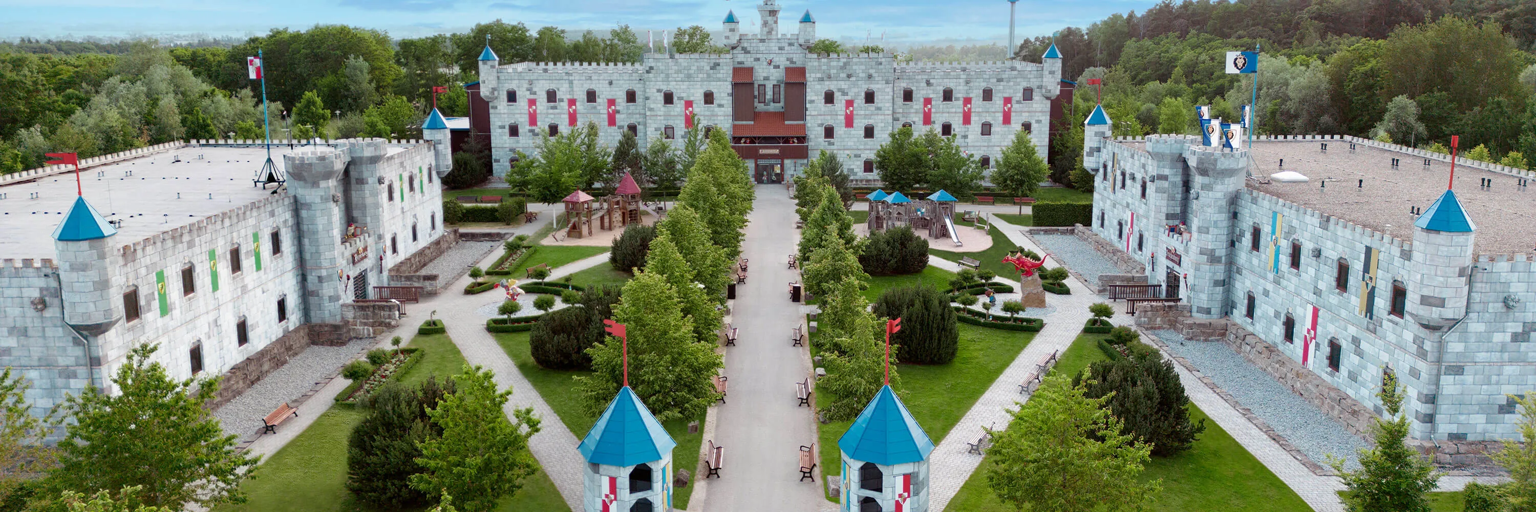 Wioska wakacyjna LEGOLAND® - Zamki - Widok z zewnatrz