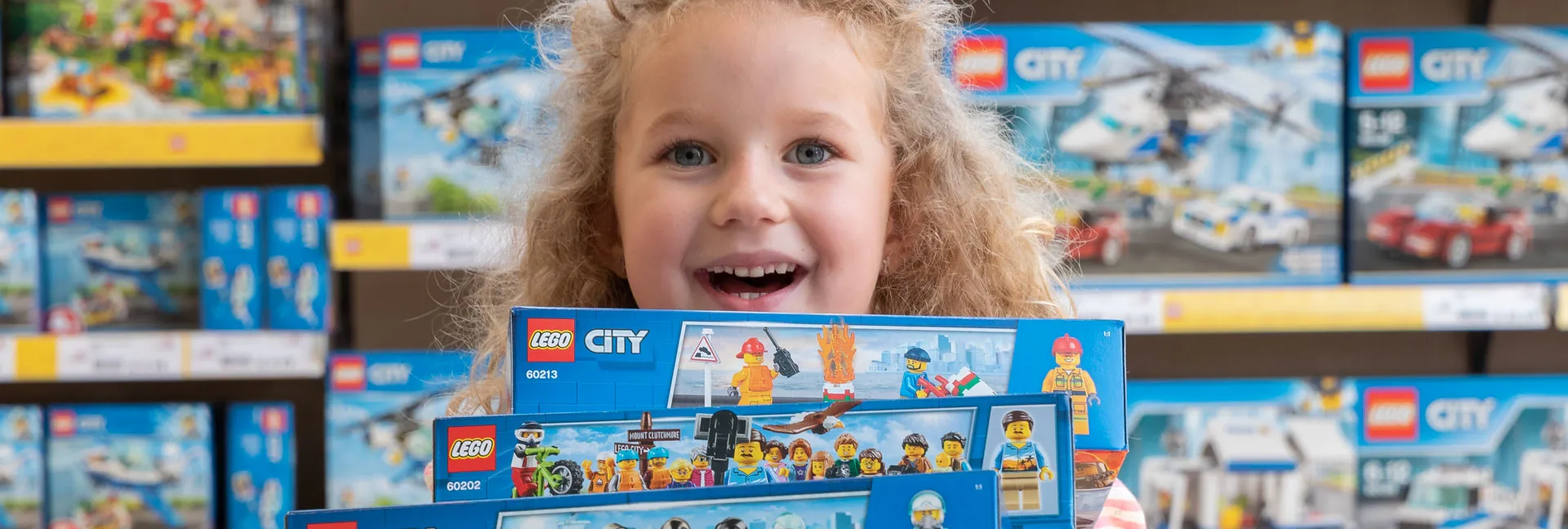 Nákup stavebnic LEGO v obchode LEGOLAND