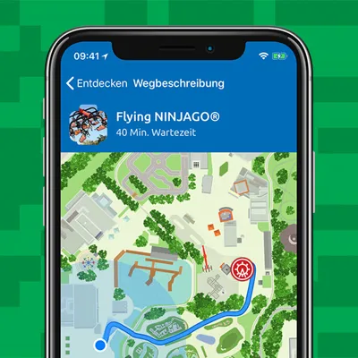 LEGOLAND App Landingpage Parkplan DE